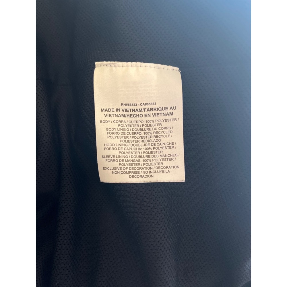Nike Windrunner Jacket Y2K Black White Logo Hooded Zip Up Athletic Women's Small - Picture 6 of 6